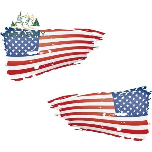 EARLFAMILY 13cm x 8.1cm for MIRRORED American Vinyl Car Stickers Occlusion Scratch Decal Surfboard Motorcycle Car Door Protector