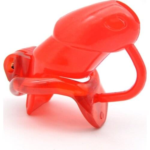 Short Silicone Resin Chastity Cage CB6000S Sex Rings Multi Size Selection for Men Adult Game Male Penis Cage