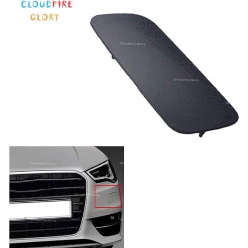 CloudFireGlory 4F0955275B 4F0955276B Left Or Right Bumper Headlight Washer Cap Cover Unpainted For Audi A6L C6 2009-2011