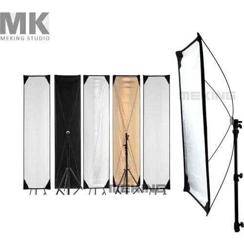 Photography square Light Control Panels System with fabrics 5-in-1 Light Photo Reflector 50*200cm 20-79inch