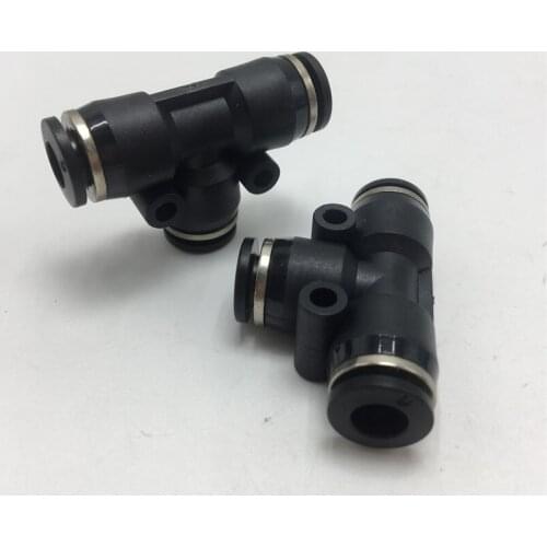 PE-16 PE-12 PE-10 PE-8 PE-6 PE-4 T-type tee quick connector PE series