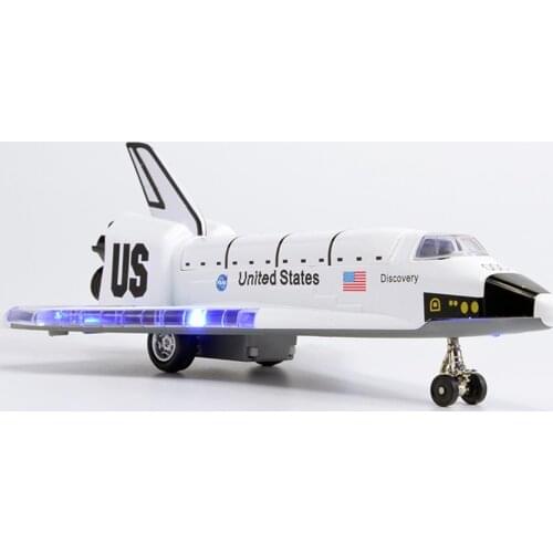 Best selling spacecraft alloy model,simulation sound and light back to space spacecraft toys,childrens gifts,free shipping