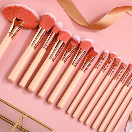 15 Pcs Makeup Brush Sets Professional Cosmetics Brushes Eyebrow Powder Foundation Shadows Make Up Tools