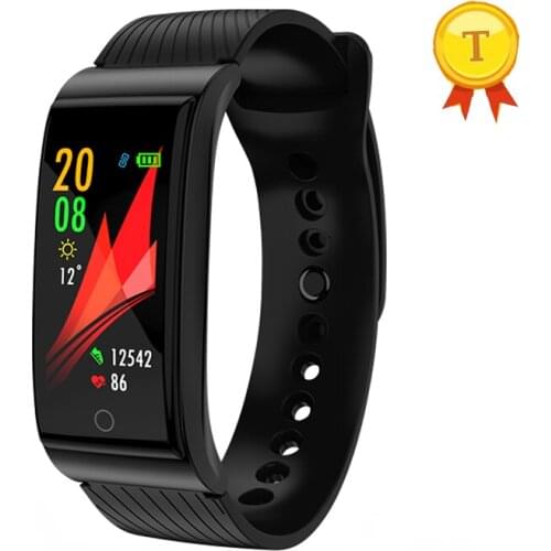 Newest Color Screen Smart Wristband Blood Pressure Monitoring alloy Smart fitness Bracelet Pedometer IP67 Waterproof smart band