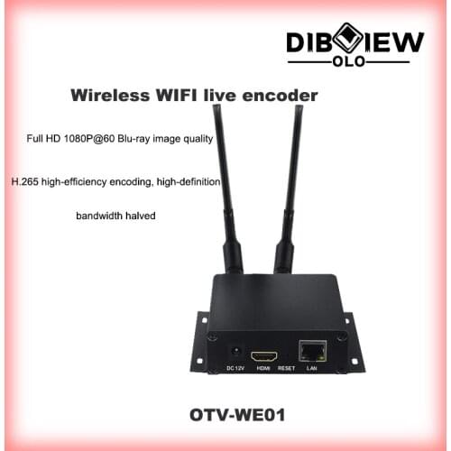 OTV-WE01 wifi wireless hdmi high-definition video live encoder rtmp push stream h265 campus monitoring meeting nvr