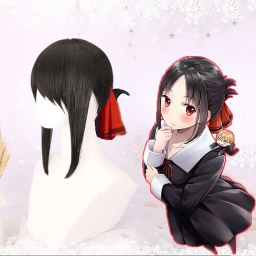 Anime Kaguya Sama Love Is War Cosplay Wigs Shinomiya Kaguya Cosplay Synthetic Wig Hair Halloween Party wa Kokurasetai Cosplay