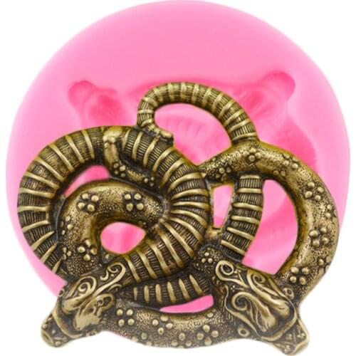 Relief Snake Silicone Molds Fondant Chocolate Cake Decorating Tools DIY Sugarcraft Cupcake Topper Candy Polymer Clay Moulds