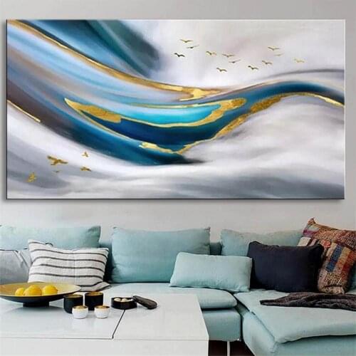 Hand painted oil painting living room decorative knife painting abstract mural modern minimalist porch hanging painting FHY005I