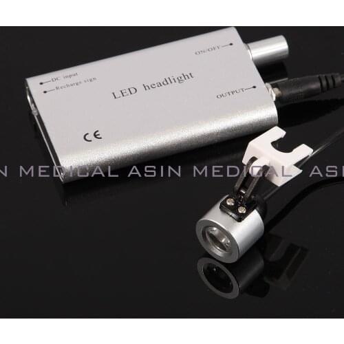 High Quality 2016 New 1*LED Dental Head Light battery Medical Surgical Binocular Loupes kits Sale