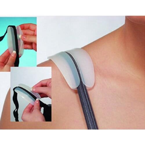 1 Pair Soft Silicone Bra Strap Decompression Anti Slip Shoulder Pads Underwear Shoulder Pads Accessories Shoulder Pad Holder