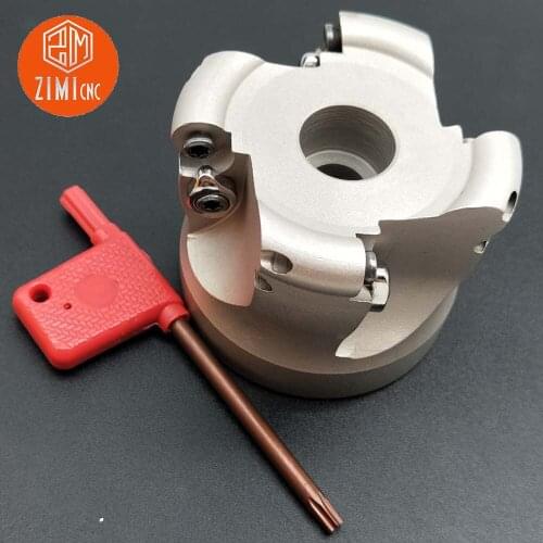 1pcs TRS 6R63-22 4-blade CNC cutter face milling cutter R6 round nose milling cutter TRS 6R63-22-4T for RDMT1204 milling insert