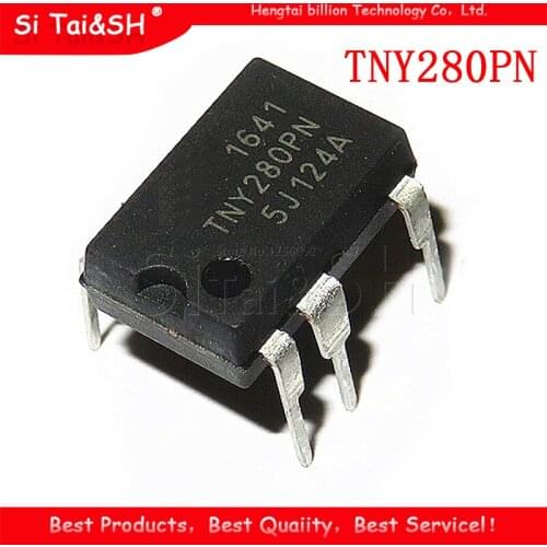 10PCS TNY280PN DIP7 TNY280P DIP TNY280 DIP-7 280PN new and original IC
