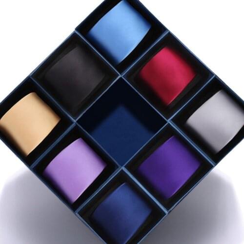 2020 Brand New High Quality Men‘s 5.5CM & 7cm Slim Solid Color Neck Tie Wedding Formal Suit Wear Best Selling with Gift Box