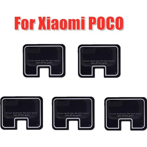 5PCS For Xiaomi Poco X3 Pro Protective Film Scratch Resistent Back Lens Camera PET Protector For MI F3 M3 Pocophone Series