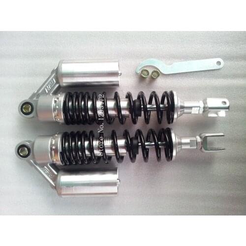 7mm spring 13.4" 340mm fork motorcycle shock absorber air impact device for Honda Yamaha suzuki kawasaki silver+black