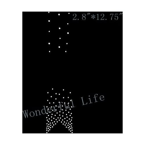 Free shipping Rhinestone, Rhinestud or Spangle Light Scatter Cheer Bow Strip