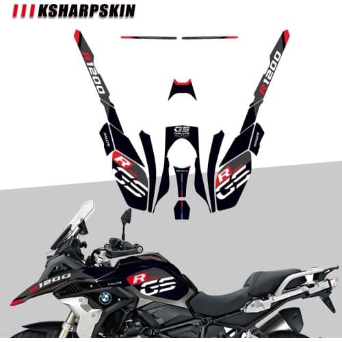 Body decoration protection sticker KSHARPSKIN motorcycle reflective decal for BMW R1200GS R1200 gs 2017 2018