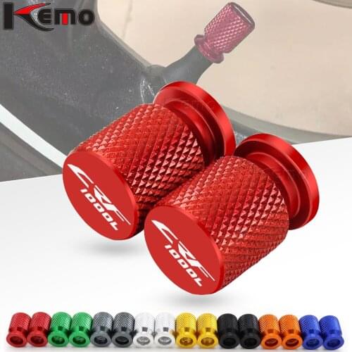 For HONDA CRF1000L CRF 1000L Universal Motorcycle Accessories Wheel Tire CNC Aluminum Valve Stem Caps Airtight Covers