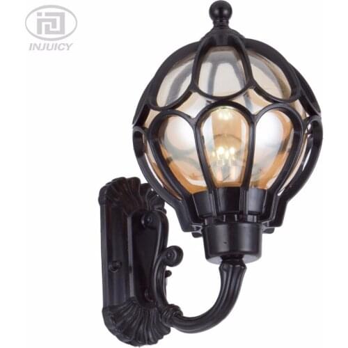 European Style Retro Copper Porch Lights Waterproof Outdoor Wall Lamp Corridor Staircase Villa Exterior Wall Decorate Wall Light