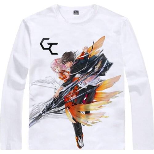 Guilty Crown T-shirts kawaii Japanese Anime t-shirt Manga Shirt Cute Cartoon Shu Ouma Inori Cosplay shirts 40573114919 tee 624