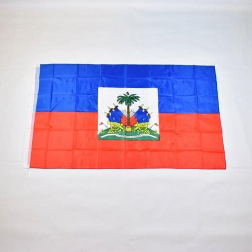 Haiti 90*150cm Hayti Haitian flag Banner 3x5 Foot Hanging for meet,Parade,party.Hanging,decoration