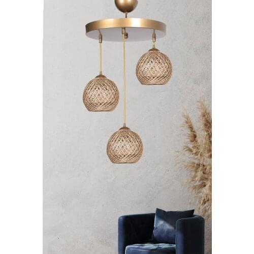 Saint Belisama Crayon 3 Pcs Chandelier Gold