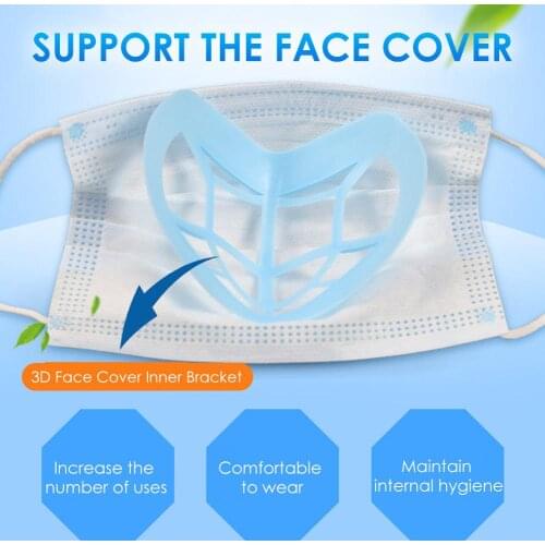 10/5/1pcs 3D Mouth Mask Support Breathing Assist Help Mask Inner Cushion Bracket Pp Silicone Mask Holder Breathable Valve