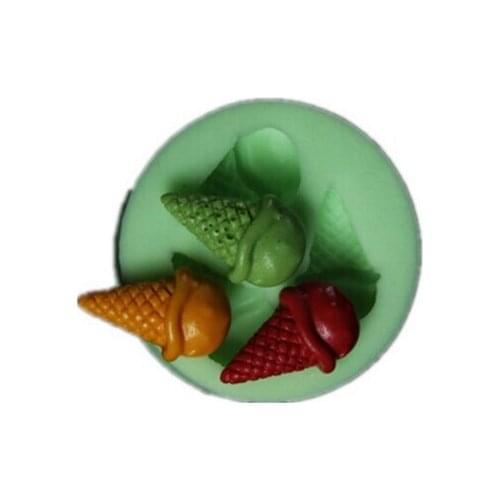 Mini ice-cream modelling silicon soap mold fondant Cake decoration mold 100% food grade raw material Wholesale silicone mold