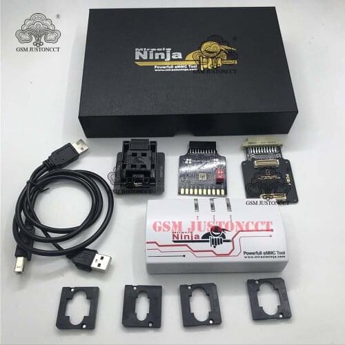 Powerful eMMC Tool Miracle Ninja box /miracle box for 4 in 1 BGA eMMC 186 BGA eMMC 162 BGA eMMC 221 BGA eMMC 169 BGA eMMC 254