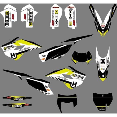 Decal for Husqvarna TE FE 125 250 350 450 Full Fairing Graphic Kit Motorcycle Sticker TC FC 2014 2015