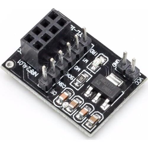 New Socket Adapter plate Board for 8Pin NRF24L01 Wireless Transceive module 51