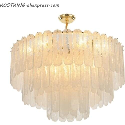 Newest Glass Led Light Chandelier Products Dining Room Hanging Hotel Chandeliers Ceiling Modern