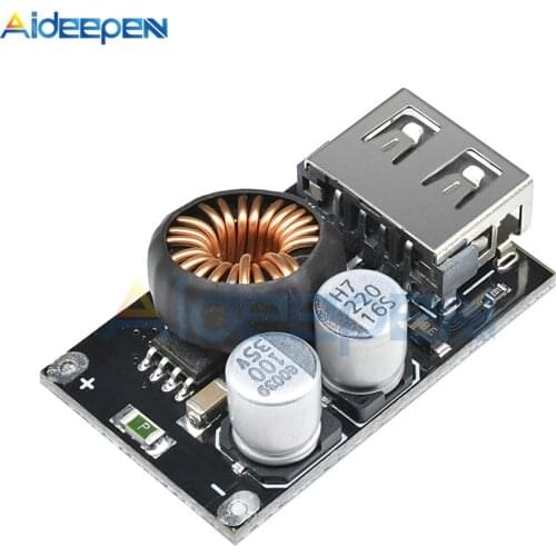 QC2.0 QC3.0 DC-DC Step Down Buck Converter 10V-32V To 3.8V-12V Fast Quick Charger USB Module Board High Efficiency Mobile Phone