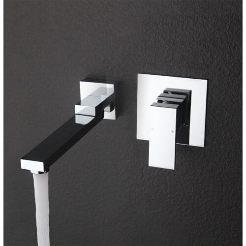 Concealed Installation Basin Faucet Hot and Cold Water Wall Mounted Basin Faucet BF999