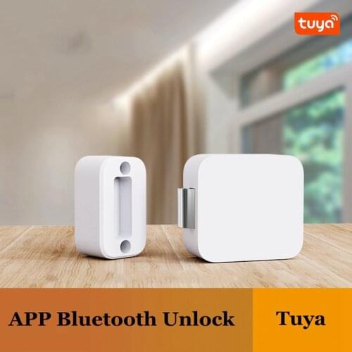 Charging Hidden Smart Cabinet Lock Smart Lock With Tuya APP Control For Fast Unlocking Drawer Wooden Keyless Door Lock
