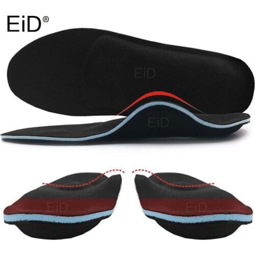 EiD Severe Flat feet insoles EVA Orthotic Arch Support Inserts Orthopedic Shoes Insoles Heel Pain Plantar Fasciitis Men Woman