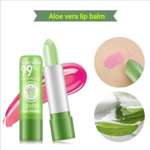 Moisture Melt Lip Balm Long-Lasting Change Color Lipstick Women Aloe Nonstick Tube Balm Anti Aging Makeup Lip Care Beauty Tools