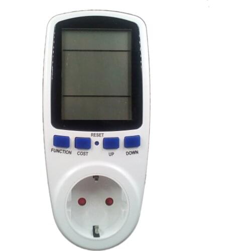 EU Plug Power Energy Watt Voltage Amps Meter Analyzer Tester with Power Electricity Usage Monitor Energy Meters