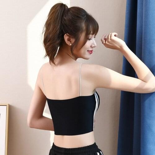 2021Sports tube tops Womens Ice Silk Bras Seamless Beauty Back Bralette sexy corset overbust corsets push up bra underwear women