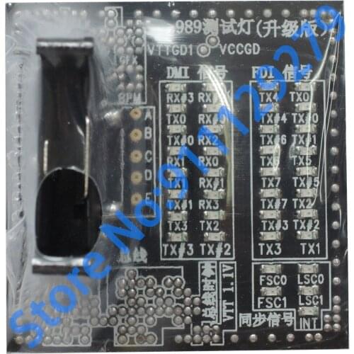 100% NEW Laptop 988 989 CPU socket tester for I3,I5,I7 laptop motherboard with LED