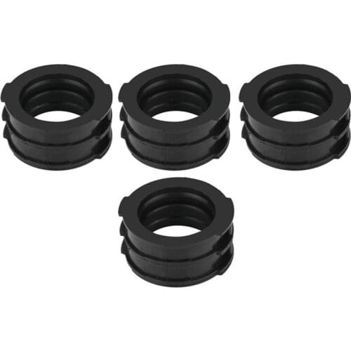 4pcs Carburetor Intake Manifold Boot Joint Adapter Interface for Yamaha Vmax 1200 Vmx1200 1985-2007