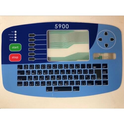 5900 keyboard membrane keypad for LINX 5900 inkjet printer parts INKJET KEYPAD