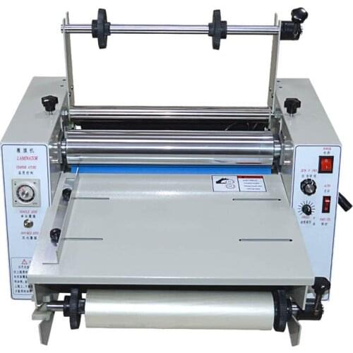 DC-380 Paper laminating machine cool and hot laminating machine, hot laminator cold roll laminator 220V/110V