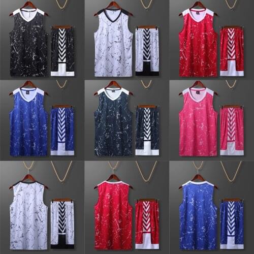 Men Kid Crack Basketball sets Youth Basketball Uniforms Kits Sport Clothing TrackSuit college Throwback Jerseys Shorts Suits