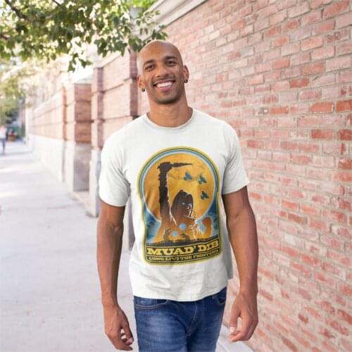 Dune Muad' Dib Mens T Shirts Arrakis Sandworm Science Fiction Vintage Tees Short Sleeve O Neck T-Shirt New Arrival Clothes