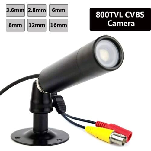 800TVL Color CVBS 16mm / 3.6mm or other metal pen housing mini camera Analog singal security CCTV Camera
