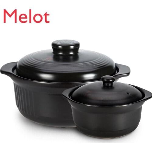 Japanese-Style Household Soup Casserole High Temperature Resistant Open Flame Ceramic Pot Olla Porridge Soup Stew Pot Stone Pot