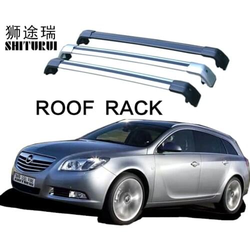 2Pcs Roof bars For Opel Insignia 5-dr 2008-2014 Aluminum Alloy Side Bars Cross Rails Roof Rack Luggage