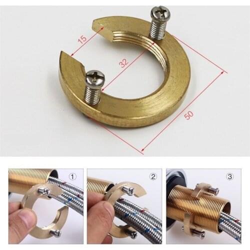 Brass C Type Tap Faucet Anti-loosing Nut Cap Fixing Fitting Kit Kitchen Wash Basin Tool Set Fastening Circlip Washer Accessory