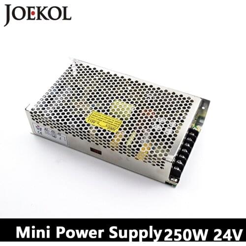 Mini Switching Power Supply,250W 24v 10.4A Single Output Watt Power Supply For Led Strip,AC110V/220V Transformer To DC 24V